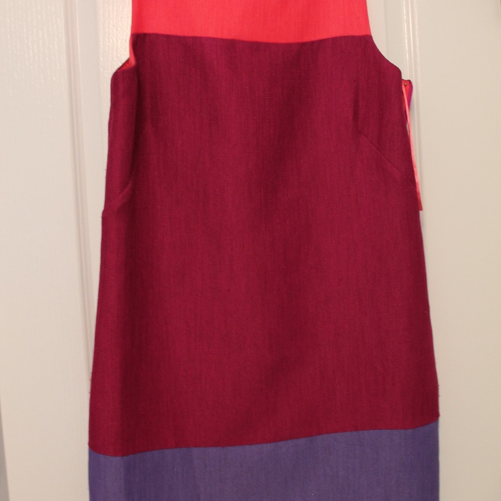 Pink Color Block Sun dress